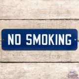 No Smoking SS Porcelain Sign