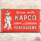 1957 Kapco Lawn & Garden Fertilizers SST Sign