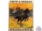 Smith & Wesson Revolvers Paper Sign With Cowboy And Indians