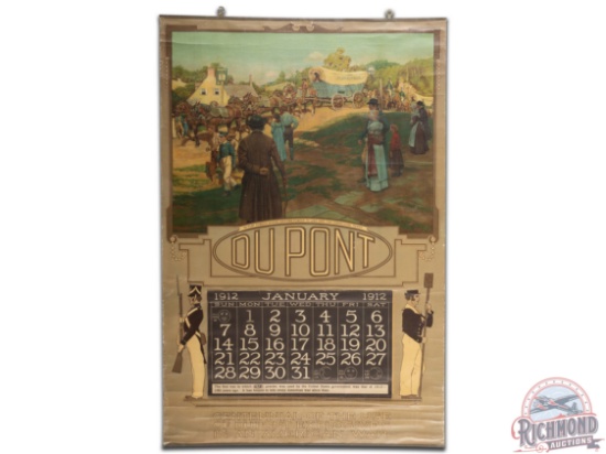 1912 DuPont Powder Co. Textured Paper Calendar