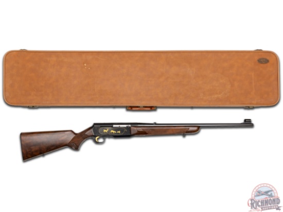 Outstanding Dual Signed 1971 Belgian Browning BAR Grade V Semi-Automatic Rifle by Bleus & Lwanczk