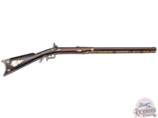 Antique 1860-1895 H.F. Palmer Half Stock 36 Caliber Remington Barrel Percussion Muzzleloader Rifle