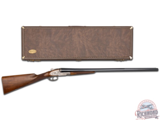 Factory Engraved Browning BSS Side Lock 12 Gauge Double Barrel Shotgun & Original Case