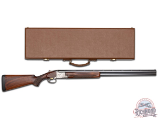 Factory Engraved 1973 Belgian Browning B2 Superposed Trap Special Shotgun by Angelo Bee w/ Case