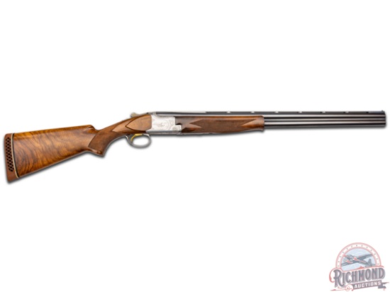 Dual Signed 1980 FN Belgian Browning Superposed 12 Gauge O/U Shotgun by A. Marcisz & G. Thiry