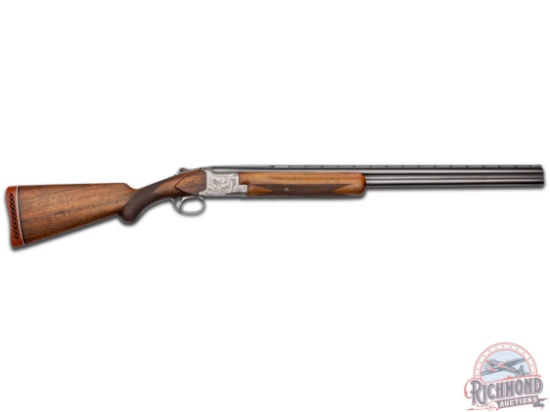Dual Signed 1963 Belgian Browning FN Superposed B2 Over/Under Shotgun by A. Risach