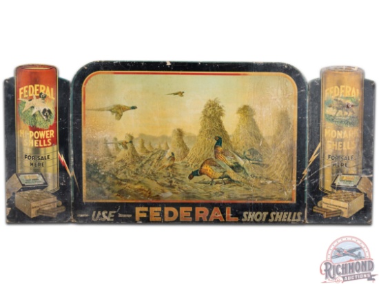 Use Federal Shot Shells Cardboard Trifold Display Sign