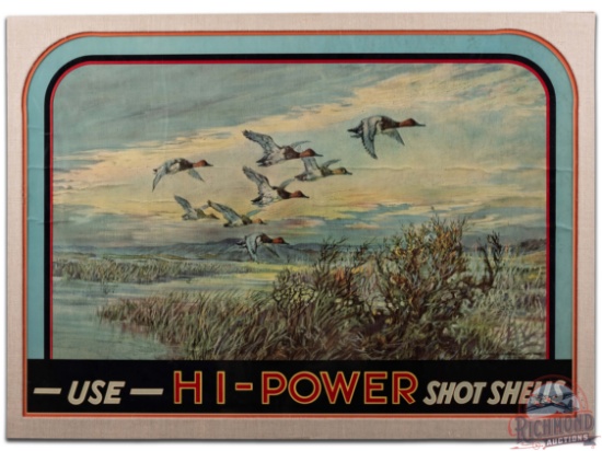 Federal Use Hi-Power Shot Shells Cardboard Sign