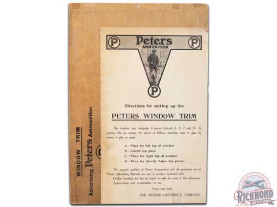 Peters Ammunition Window Trim Paper Instructions And Envelope