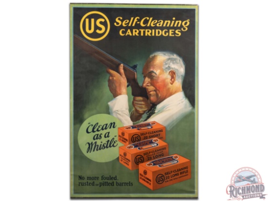 US Cartridge Co. Self-Cleaning Cartridges .22 Cal Paper Poster