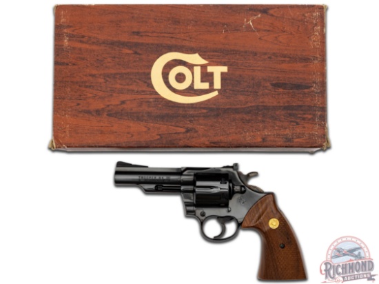 1979 Colt Trooper MK III .22 LR 4" Blued Double Action Revolver in Original Box