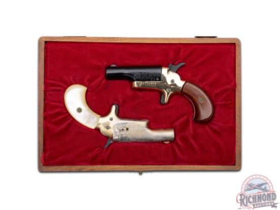 Early 1970's Colt Lord & Lady Derringer Set .22 Short in Presentation Box