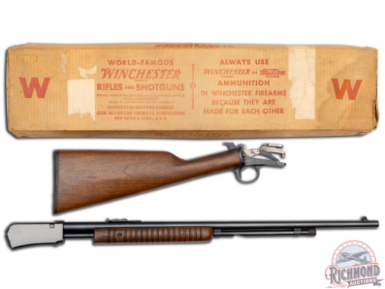 Rare 1954 Winchester 62A .22 Short Gallery Pump Action Rifle & Original Factory Box