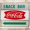 Drink Coca Cola Snack Bar DS Lighted Advertising Sign w/ Arrow