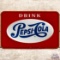 Pepsi Cola Lighted Bubble Sign w/ Can