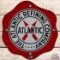 Atlantic Refining Company SS Porcelain Sign 