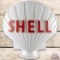 Shell OPC Milk Glass Gas Pump Globe