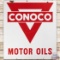 Conoco Motor Oils DS Porcelain Sign w/ Logo