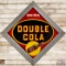 1947 Drink Double Cola SS Tin Sign w/ Bottle