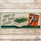 1953 7up Buy it By the Case SS Tin Sign w/ Logo