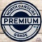 North Caroline Premium Grade SS Porcelain Gas Pump Plate Sign