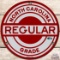 North Caroline Regular Grade SS Porcelain Gas Pump Plate Sign