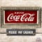 Drink Coca Cola Please Pay Cashier Lighted Sign