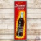 Drink Delaware Punch Vertical Embossed SS Tin Sign w/ Bottle Logo