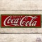 Drink Coca Cola Embossed SS Tin Sign