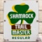 Shamrock Trail Master Regular SS Porcelain Gas Pump Plate Sign
