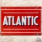 Atlantic Gasoline SS Porcelain Gas Pump Plate Sign