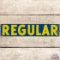 Deep Rock Regular SS Porcelain Gas Pump Plate Sign