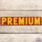 Deep Rock Premium SS Porcelain Gas Pump Plate Sign