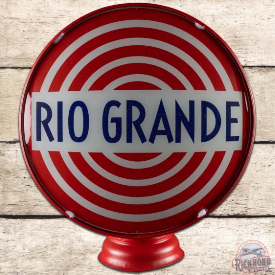 Rio Grande Gasoline 15" Single Lens HP Metal Body Gas Pump Globe