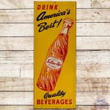 Drink America's Best Golden Age Beverages SS Tin Sign w/ Bottle