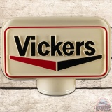 Vickers Gasoline Emb. Plastic Gas Pump Globe