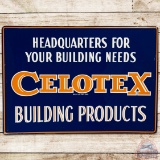 Celotex Building Products Embossed SS Tin Sign