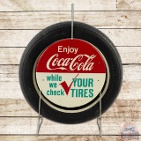 Enjoy Coca Cola While We Check Your Tires Multi-Piece Display Sign