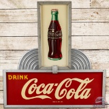 1946 Drink Coca Cola Multi-Piece Masonite Sign w/ Bottle