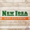 1953 NOS New Idea Farm Equipment 6' SS Tin Sign w/ Box