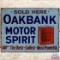 Oakbank Motor Spirit Sold Here DS Porcelain Flange w/ Oil Can