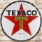 1936 Texaco Gasoline 6' DS Porcelain ID Sign 