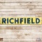 Richfield Gasoline 2-Piece DS Porcelain Station Sign