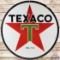 1948 Texaco Gasoline 6' DS Porcelain ID Sign 