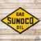 Sunoco Gas Oil SS Porcelain Sign