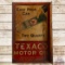 Easy Pour Can Texaco Motor Oil DS Tin Flange Sign