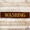 Texaco Service Station Woodgrain Washing SS Porcelain Sign