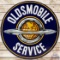 Oldsmobile Service 60' DS Porcelain Sign w/ World Logo