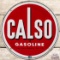 Calso Gasoline California Oil Co. SS Porcelain Gas Pump Plate Sign