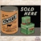 NOS Kow Kare Sold Here DS Tin Flange Sign